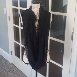 Infinity scarf black